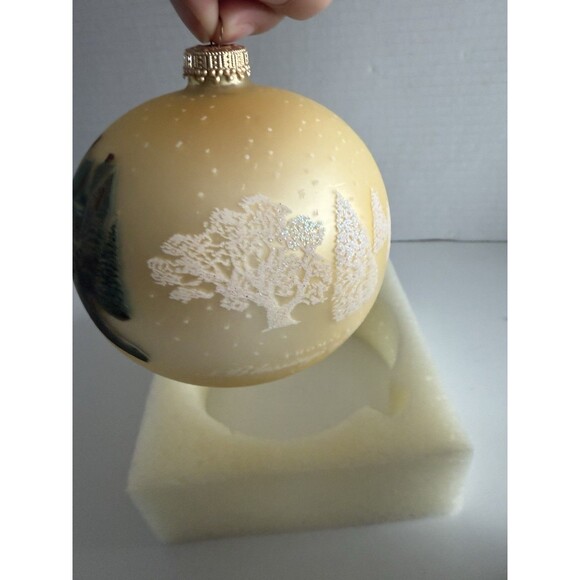 THOMAS KINKADE Painter Of Light Brushworks Collection Christmas Ornament Holiday - Picture 8 of 14